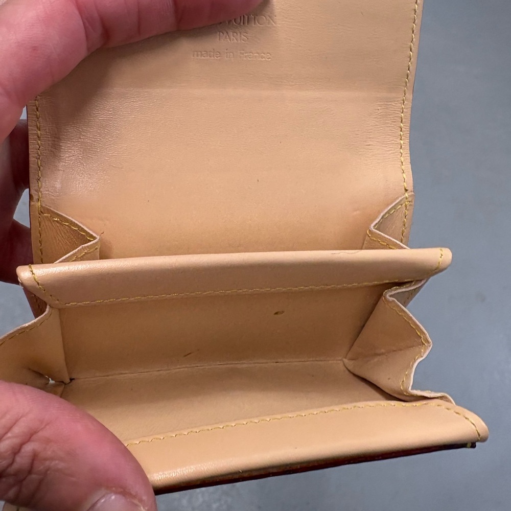 Louis Vuitton Light Tan Leather Wallet